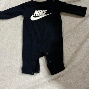Nike black baby romper
